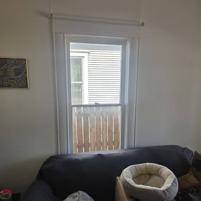 Clean living-room window and glass after residential window washing
